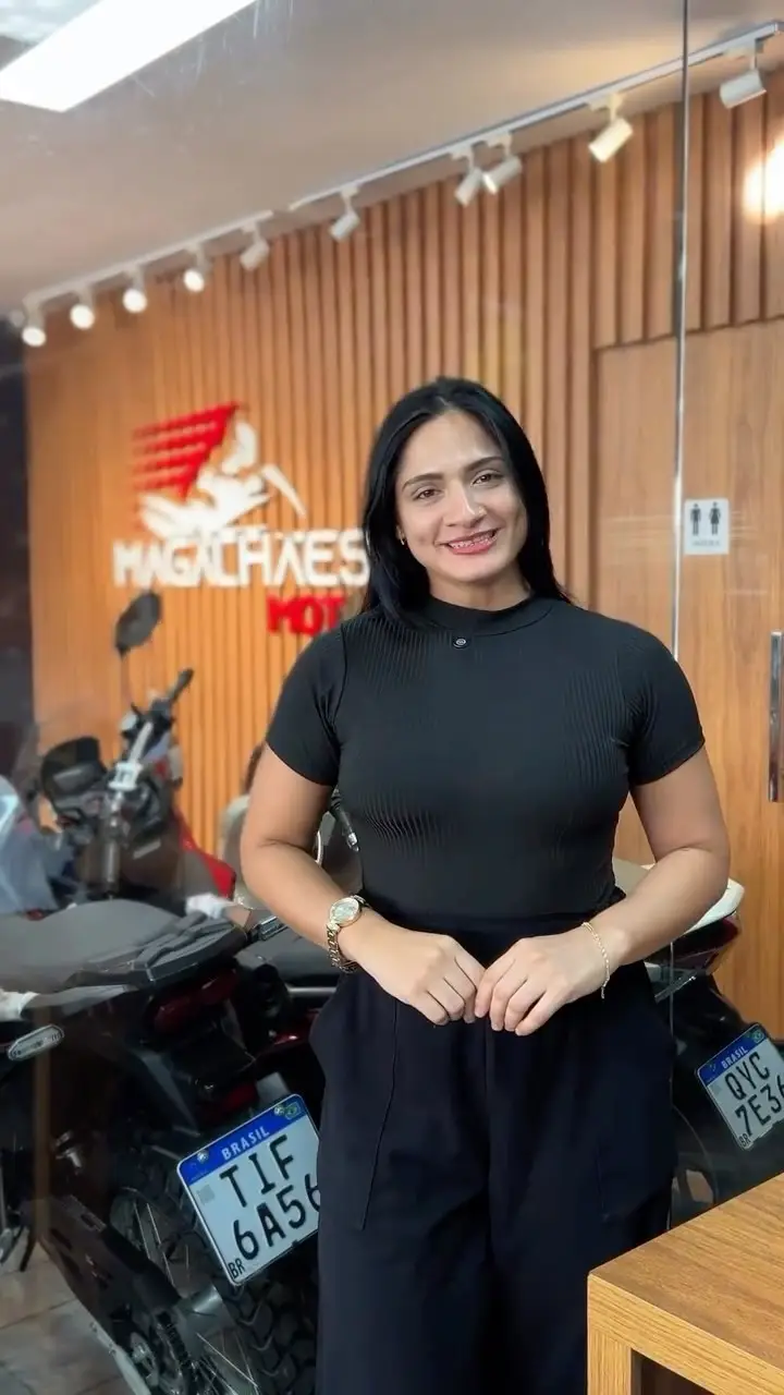 Imagem da operação da Shark em uma loja de motos