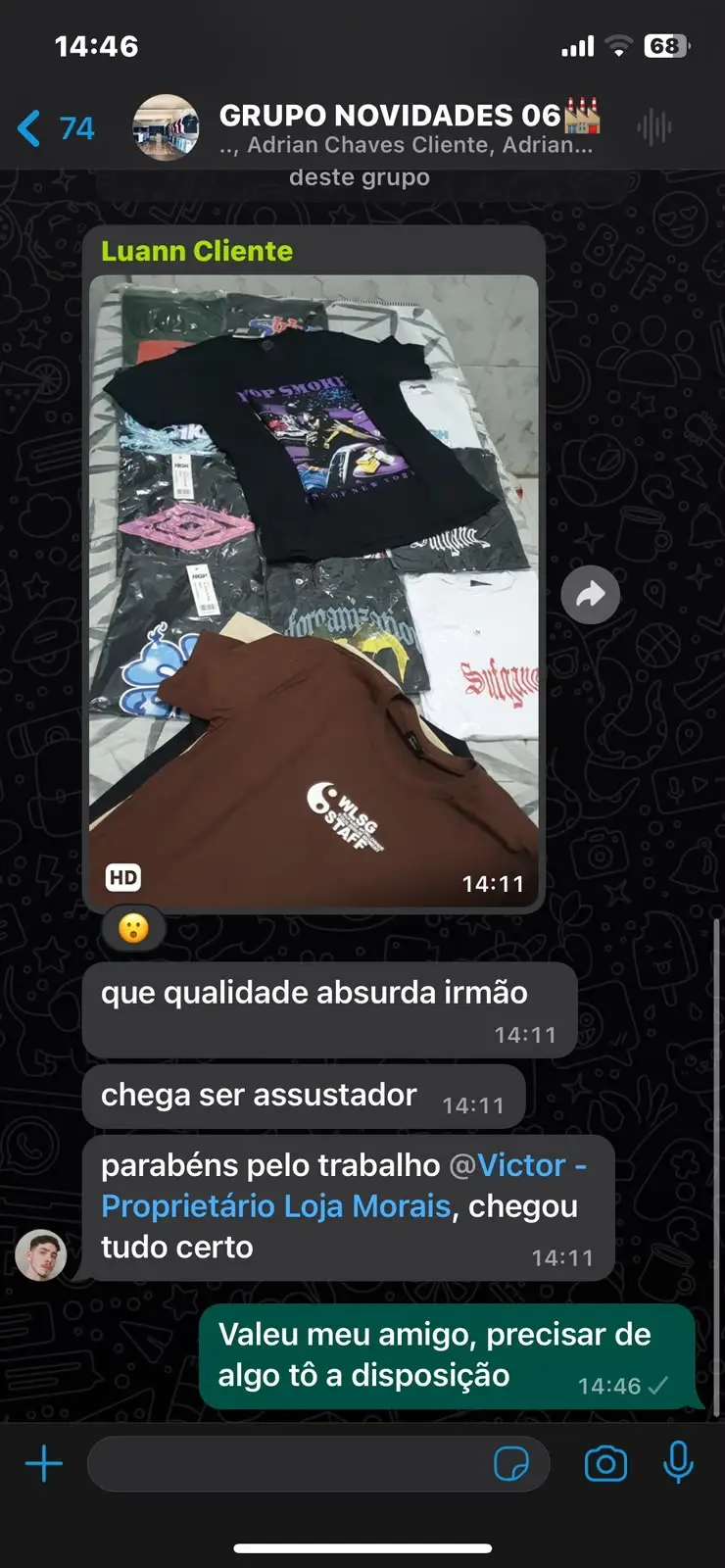 Depoimento de cliente Morais Atacado 7